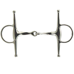 Full Cheek Eggbutt Slow Twist Snaffle, 5 1/2” w/ 6 1/2” Cheeks