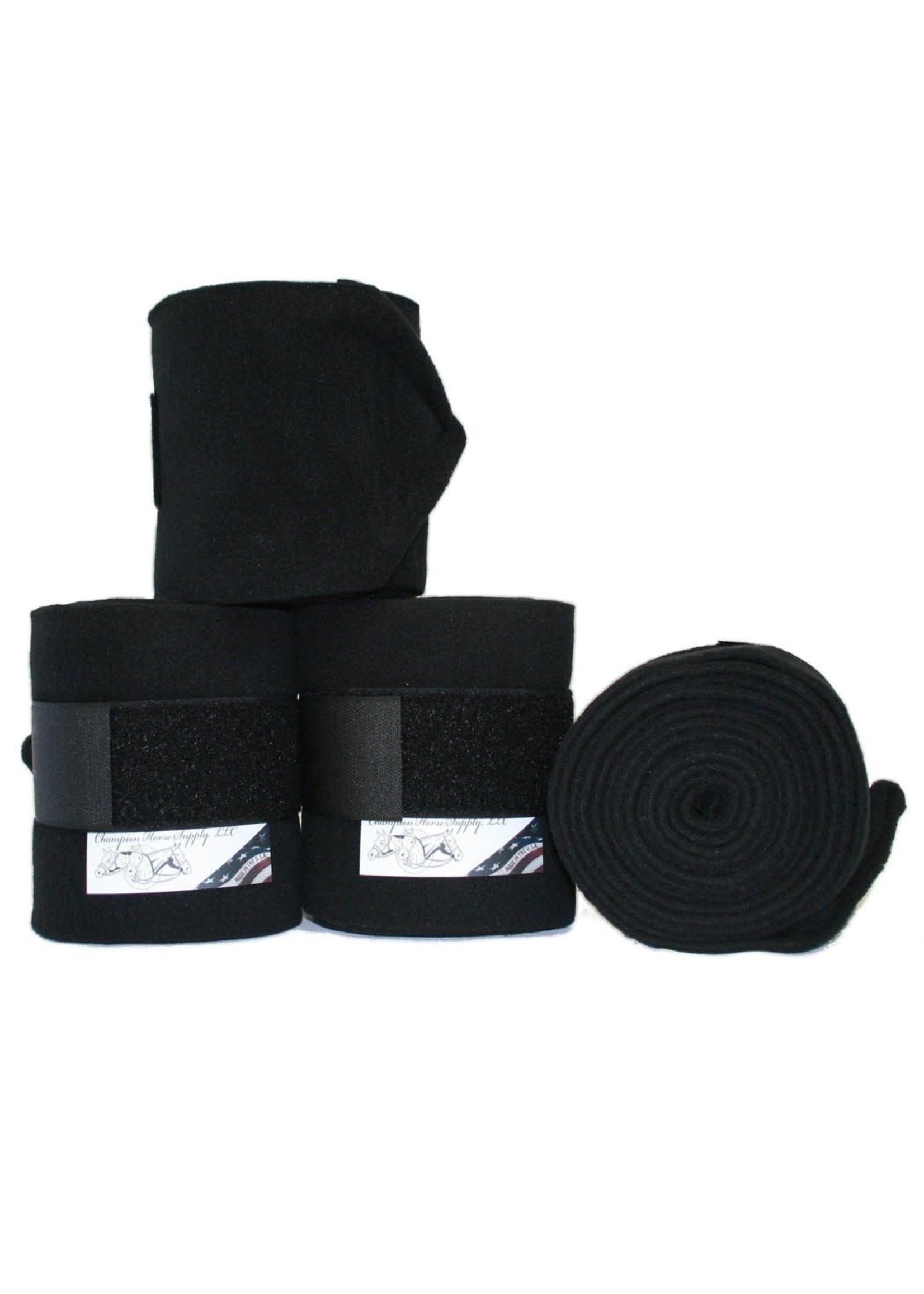 Champion Horse Supply Fleece Polo Wraps RIDE