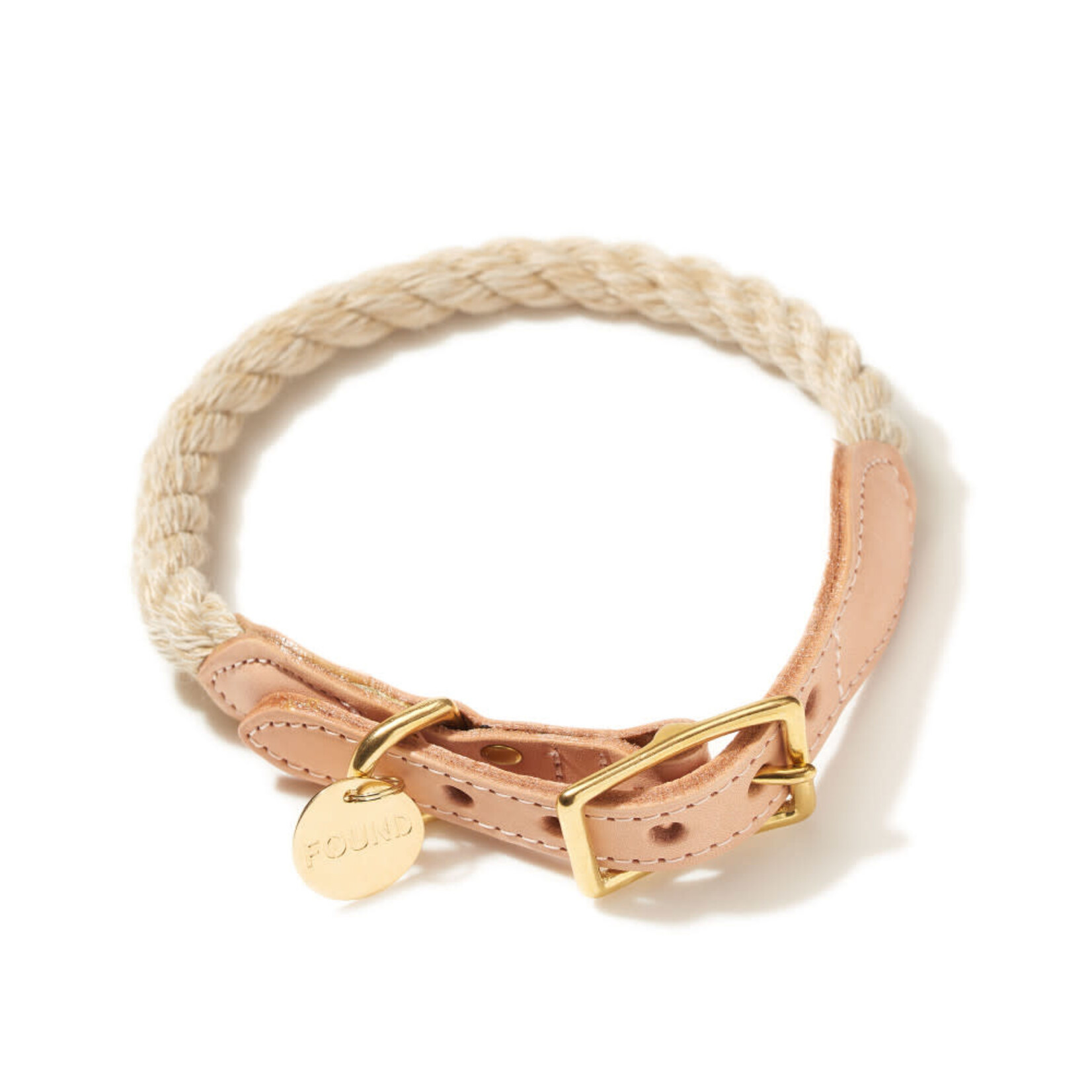Found My Animal Rope & Leather Collar