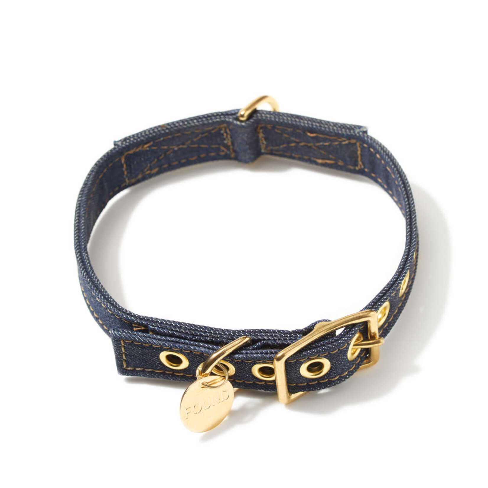 Found My Animal Dark Denim Canvas Collar