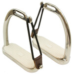213000P Coronet Peacock Safety Stirrup Irons w/ Pads