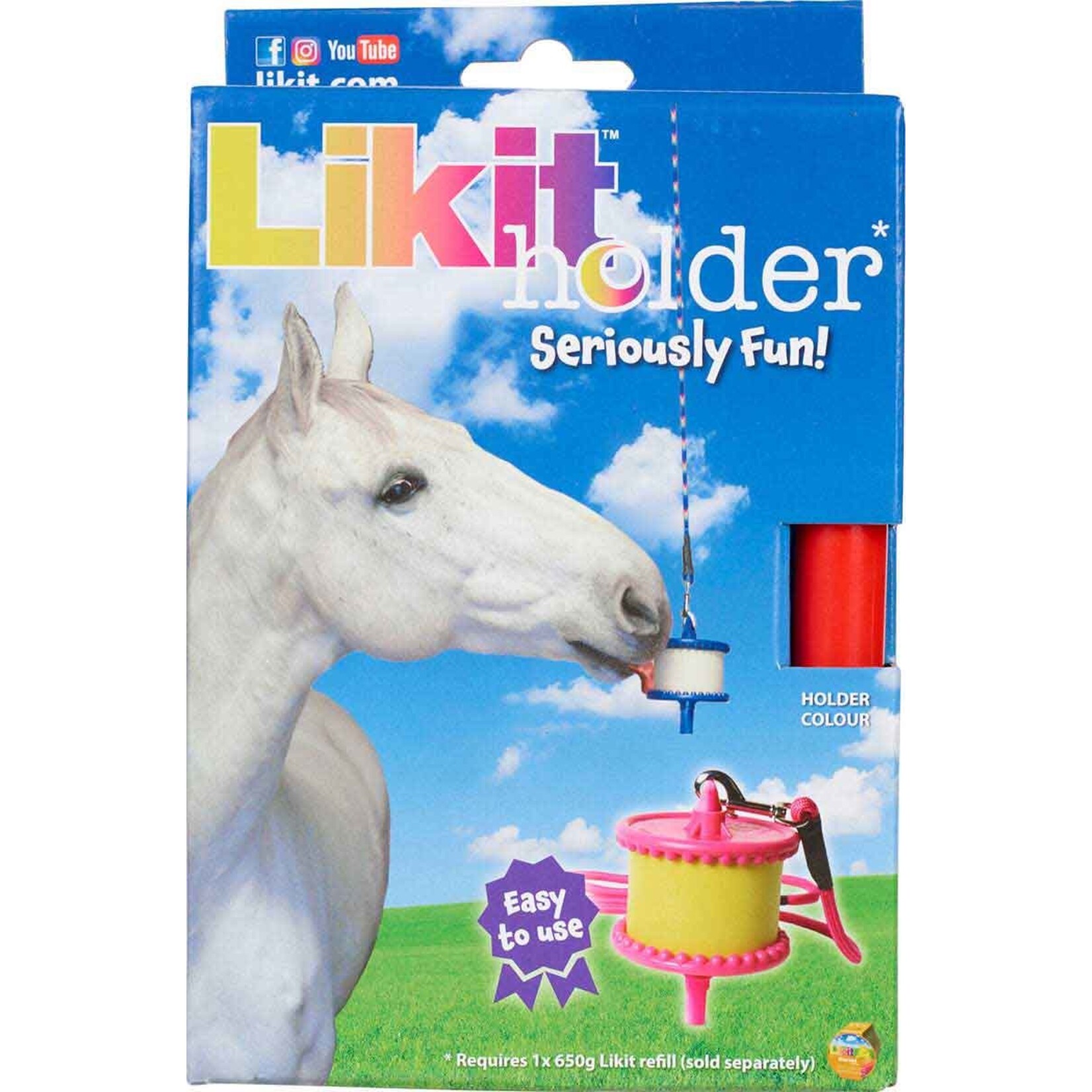Likit 16815 Likit Holder Equine Boredom Relief Treat Holder - Requires Original Likit (LG)