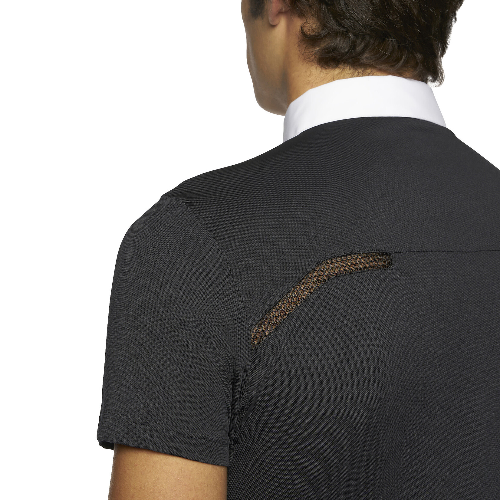 Cavalleria Toscana POU260 Cavalleria Toscana Men’s Tech Piqué Competition Polo w/Mesh Inserts