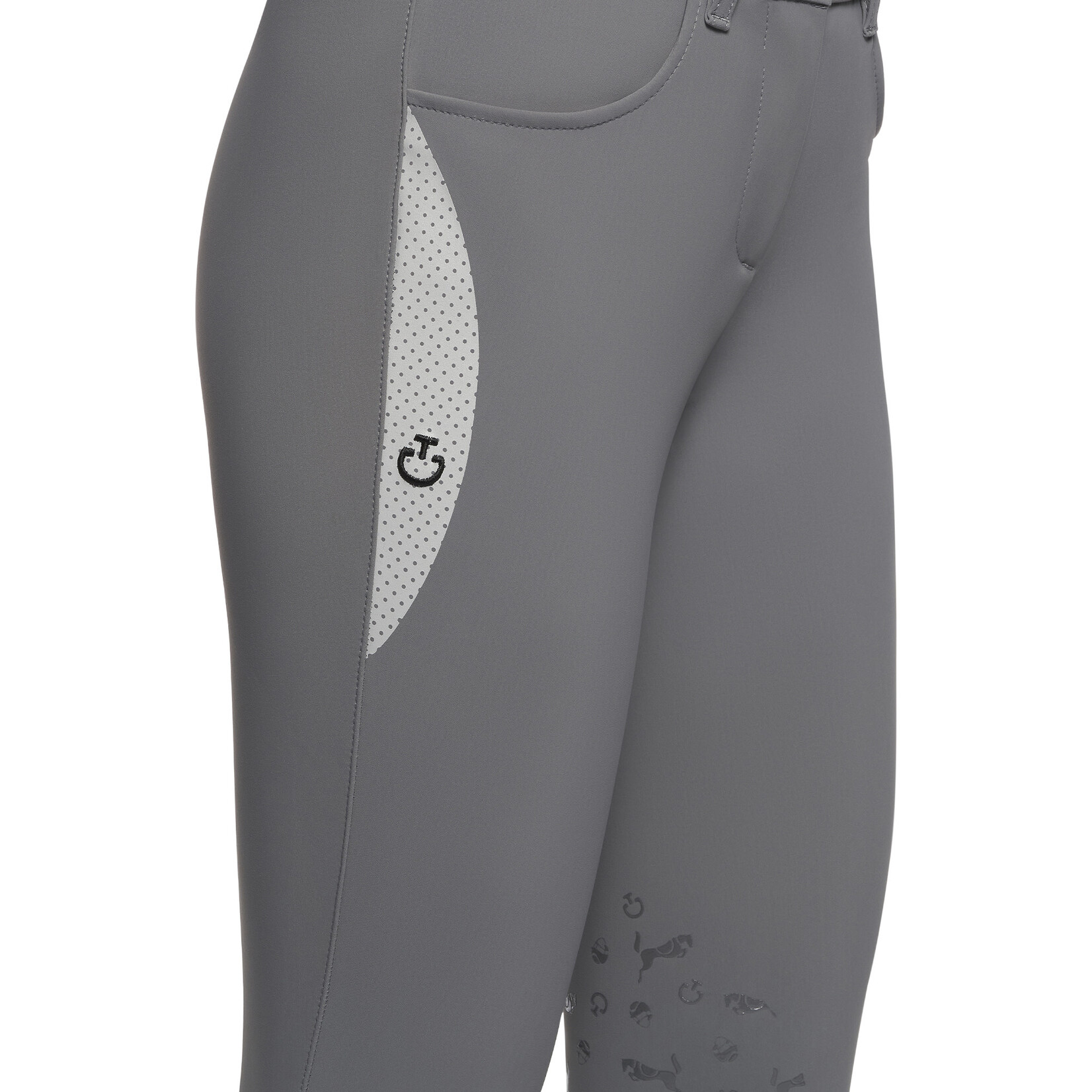 Cavalleria Toscana PAA011 Cavalleria Toscana Girls Perforated Print Breeches