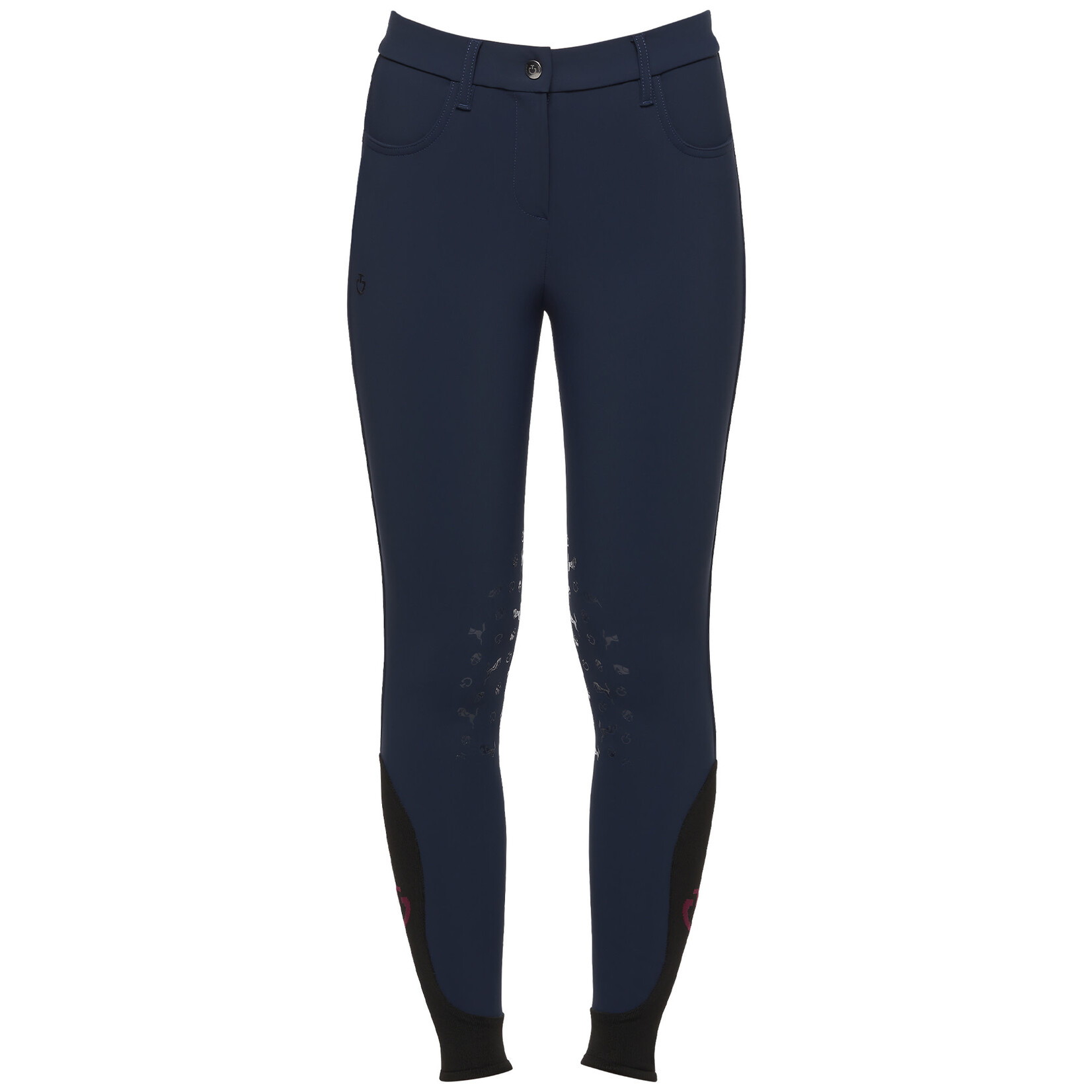 Cavalleria Toscana PAA008 Cavalleria Toscana Horse and Helmet Girls Riding Breeches
