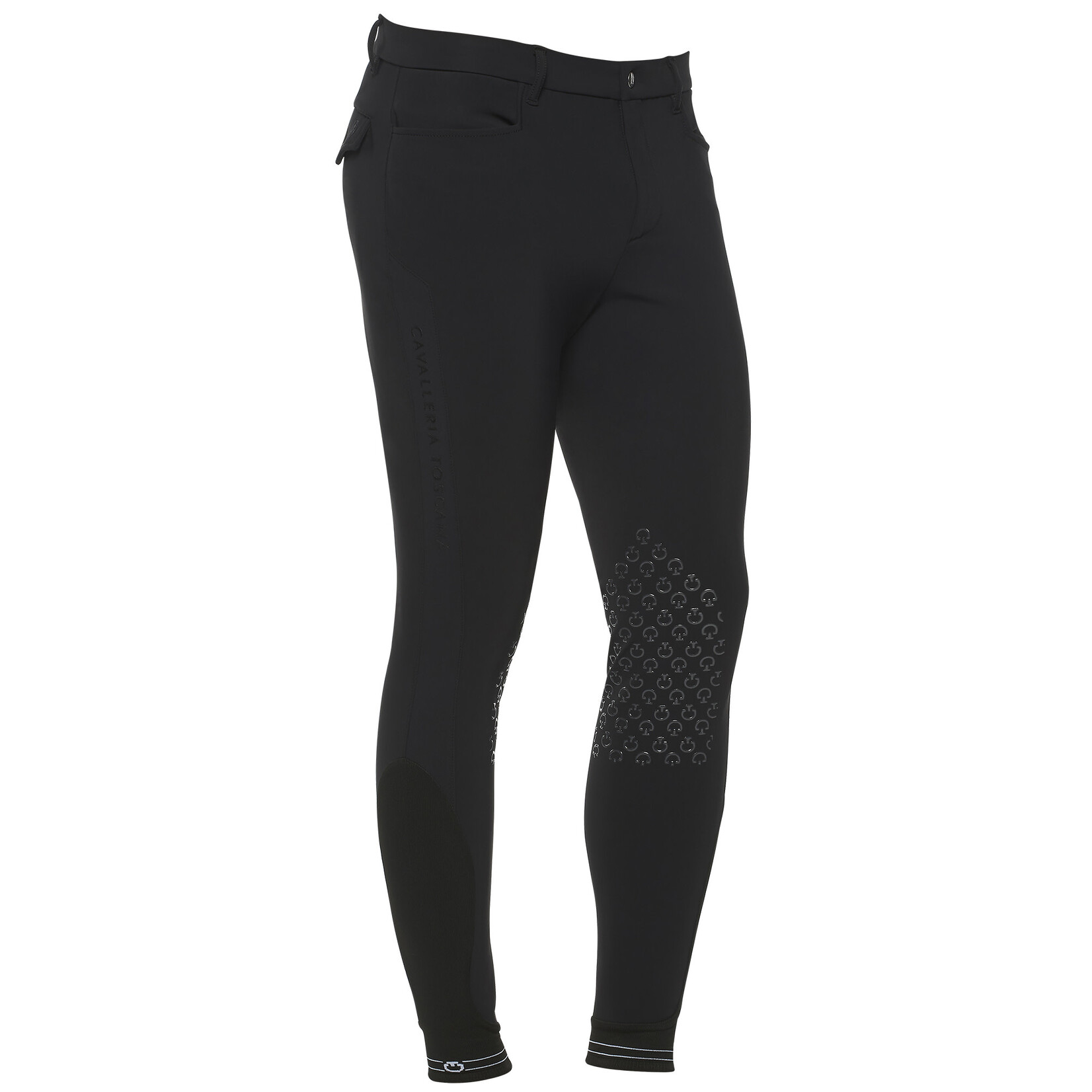 Cavalleria Toscana PAU158 Cavalleria Toscana Men's Rubber CT Logo Stripe Breech