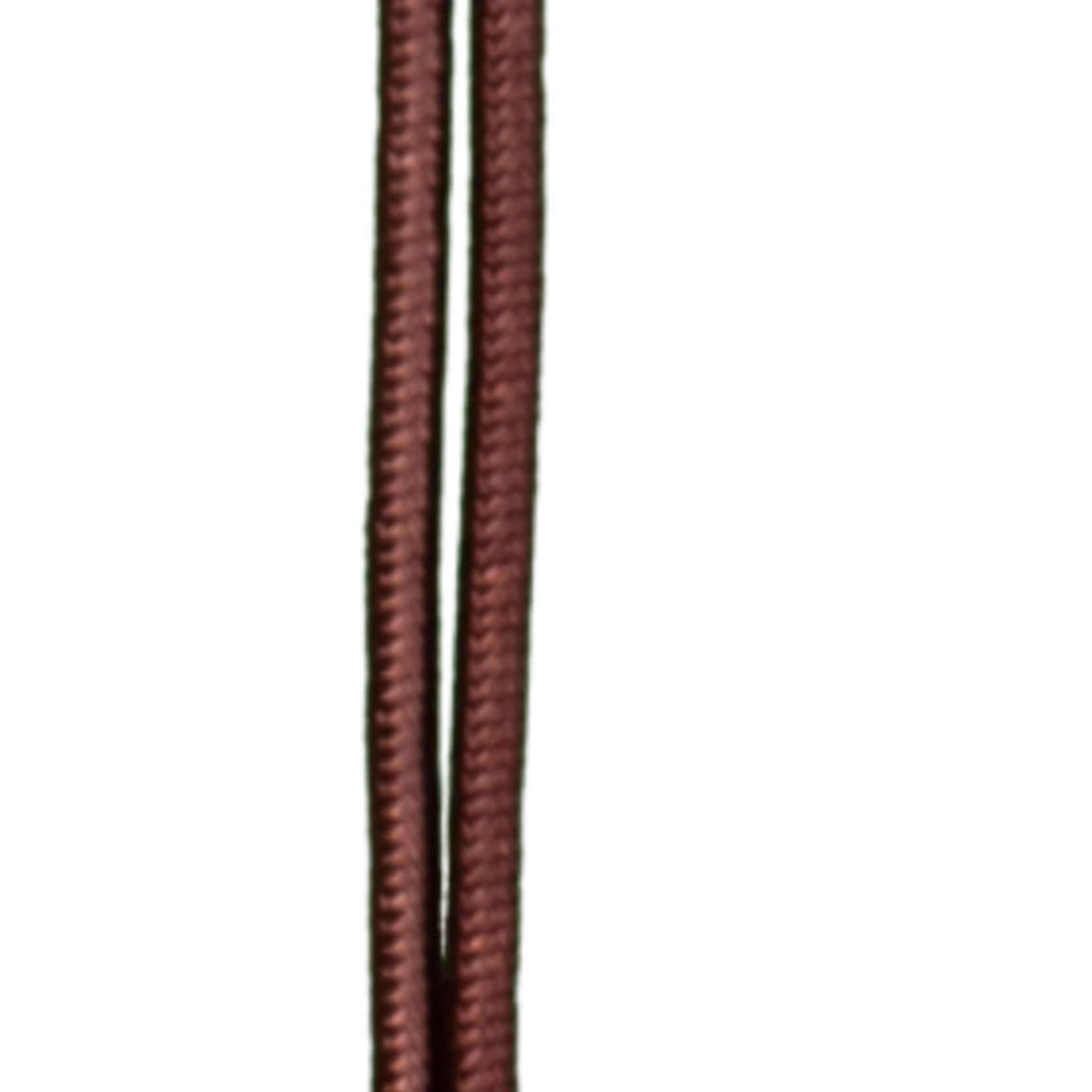 Dy'on NE03B Dy’on Thin Ropes Gag Cheek Pieces, Nylon cheek pieces for gag bit, English leather and rope 4 mm, Removable rings, Matching colour stitching, Stainless steel buckles