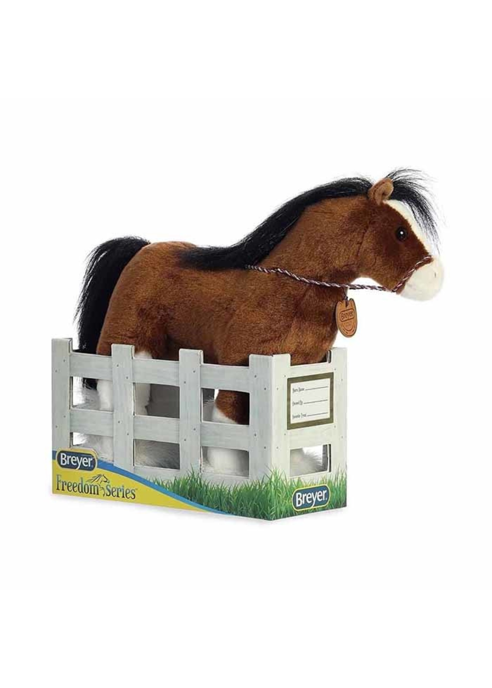 13" Breyer Plush Horse in Corral RIDE
