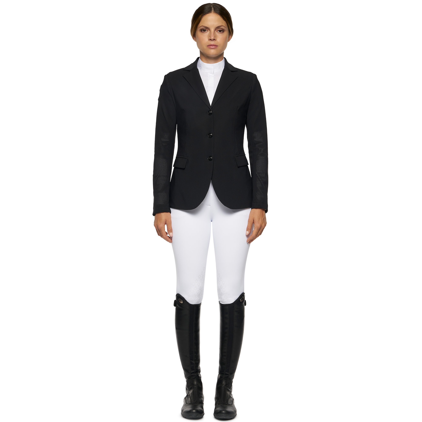 Cavalleria Toscana GGD025 Cavalleria Toscana Women's Perforated Competition Jacket