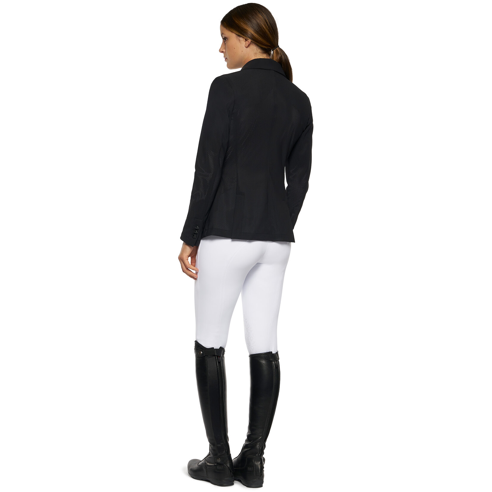 Cavalleria Toscana GGD025 Cavalleria Toscana Women's Perforated Competition Jacket