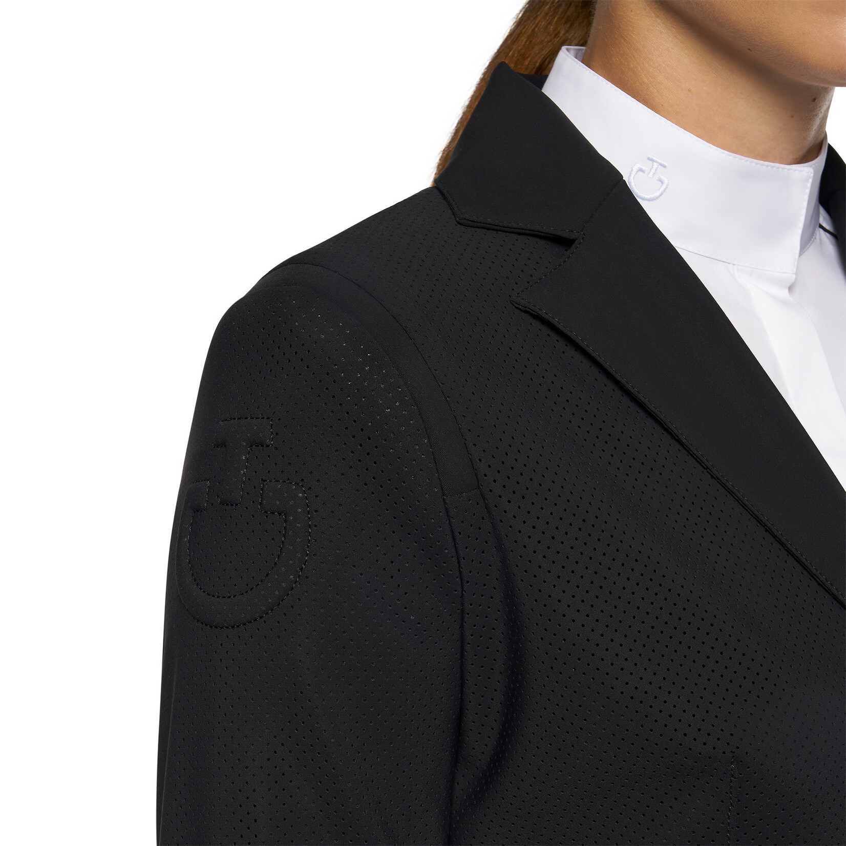 Cavalleria Toscana GGD025 Cavalleria Toscana Women's Perforated Competition Jacket