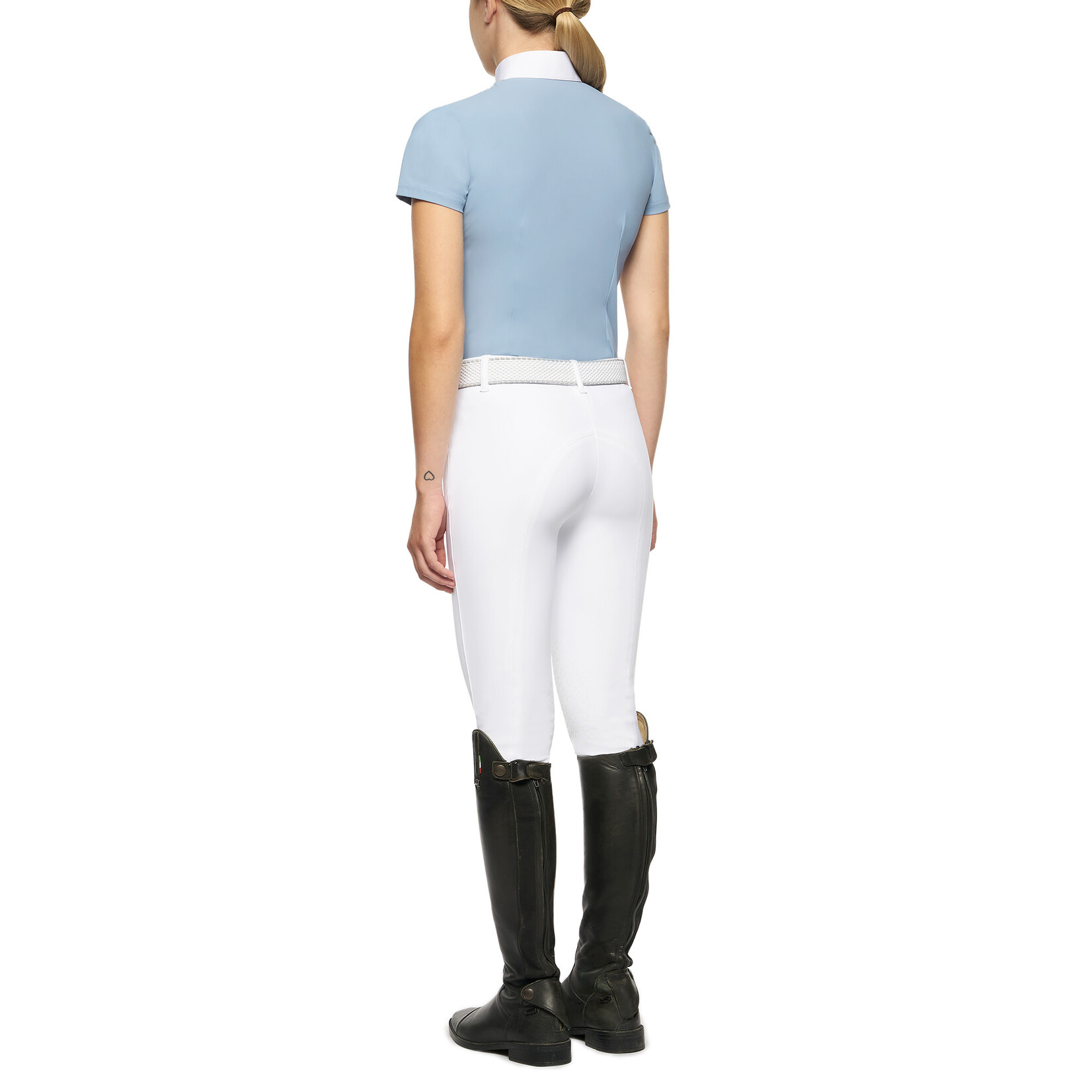 Cavalleria Toscana CAA033  Cavalleria Toscana Junior Pleated Jersey Competition Shirt