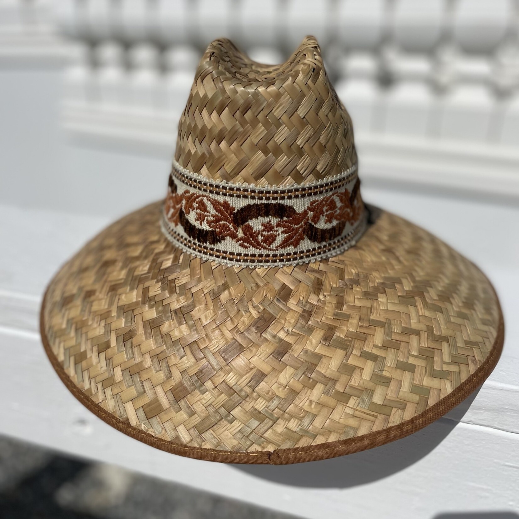 Dragonfly Designs Dragonfly Designs Sun Hat with Horse Hair hand braided adjustable slide for windy days, fits most, sizing strips available.