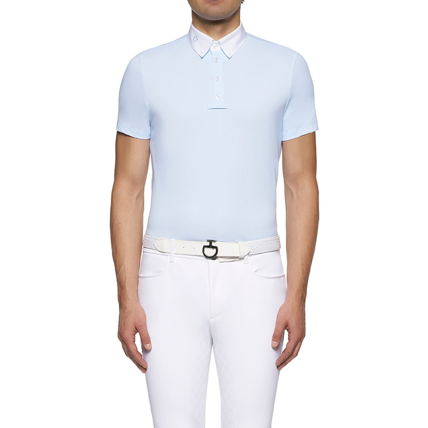 Cavalleria Toscana POU248 Cavalleria Toscana Men’s Tech Piquet Competition Polo