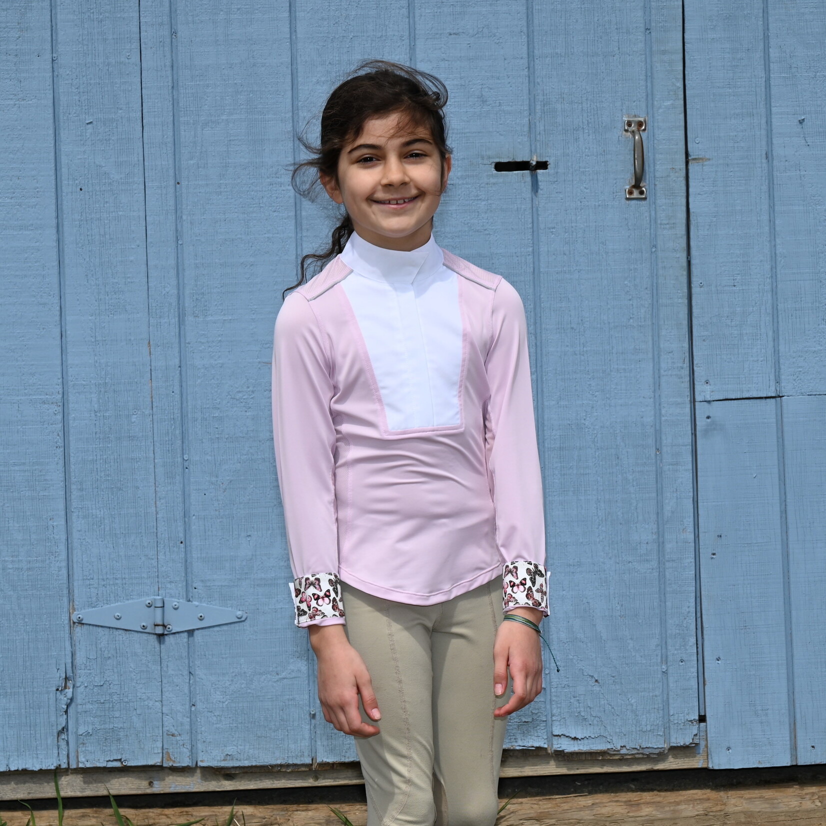 Chestnut Bay Chestnut Bay Girl's SkyCool® Liberty Long Sleeve Show Shirt