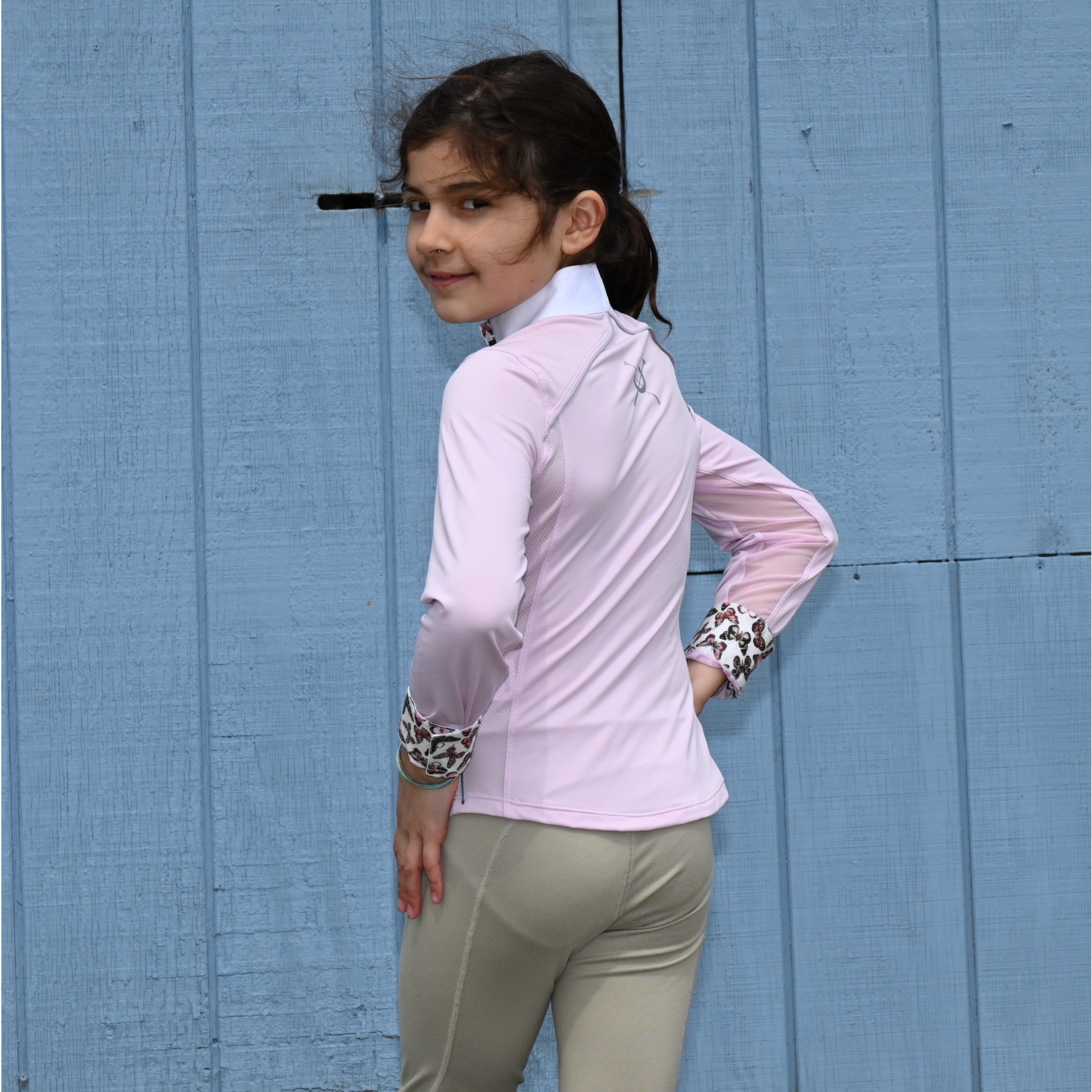 Chestnut Bay Chestnut Bay Girl's SkyCool® Liberty Long Sleeve Show Shirt