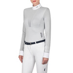Equiline Equiline Charmianc Women's Perforated Long Sleeve Show Shirt