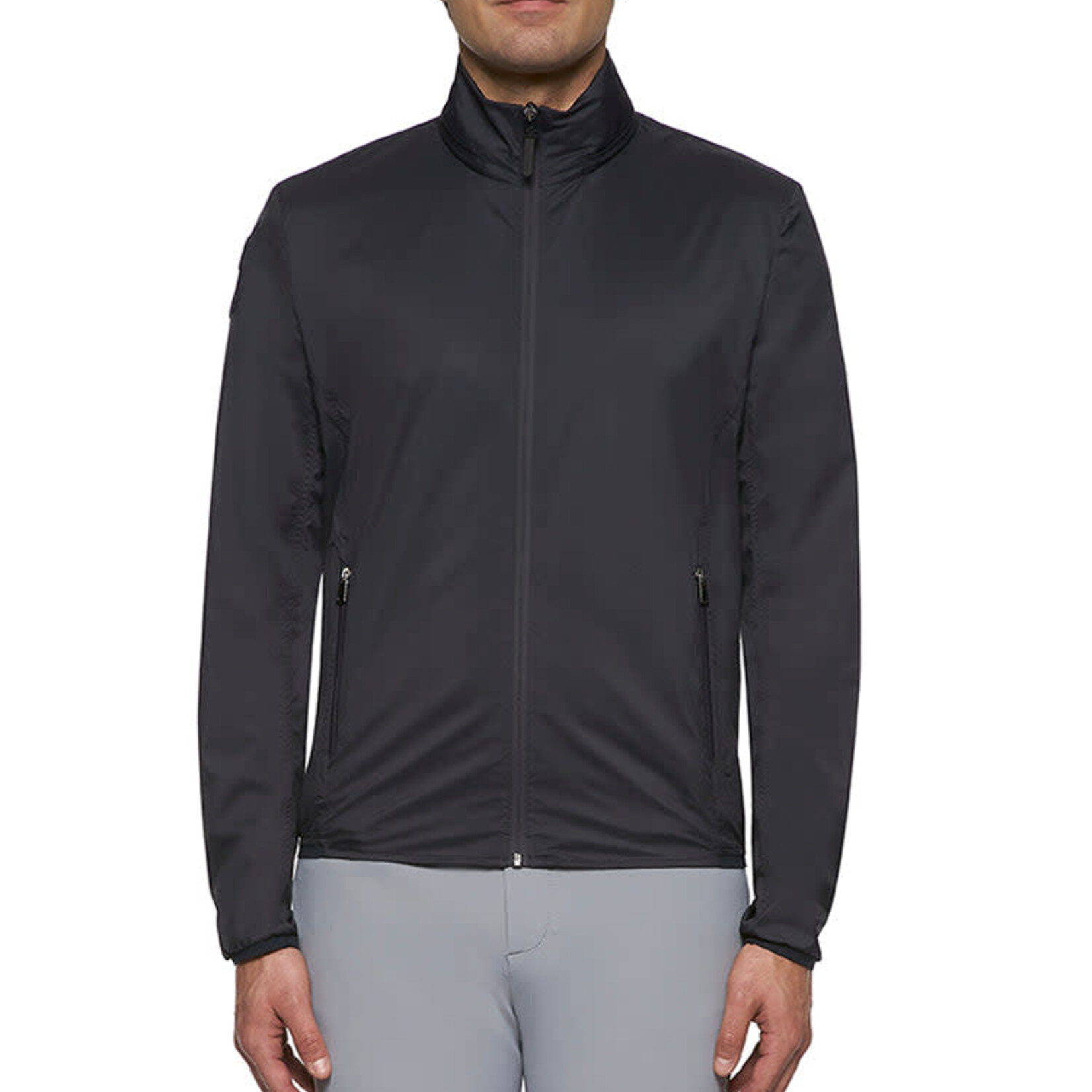 Cavalleria Toscana GIU241 Cavalleria Toscana Men’s Waterproof Zip Jacket w/ Stow Away