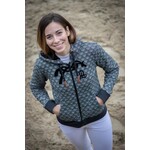 Penelope Rosy Hooded Zip Sweatshirt