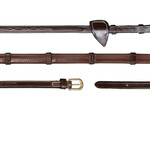 Dy'on DY05C Dy'on D-Collection 1/2” Rubber Reins w/ Leather Loops