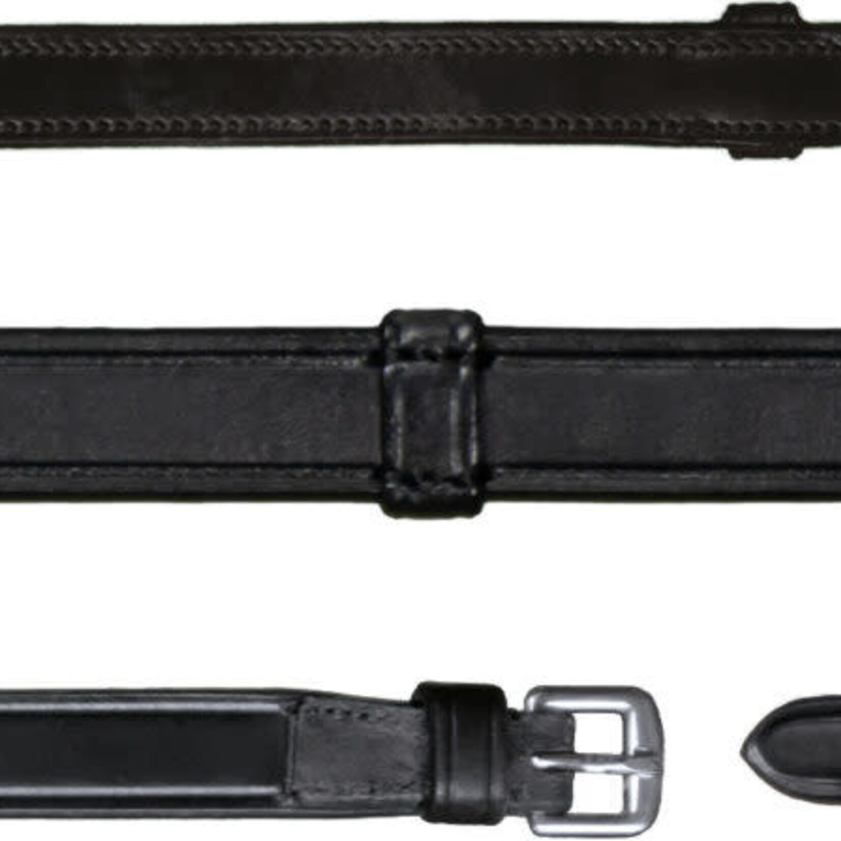 Dy'on B249 Dy'on Dressage 5/8" Leather Reins with Loops