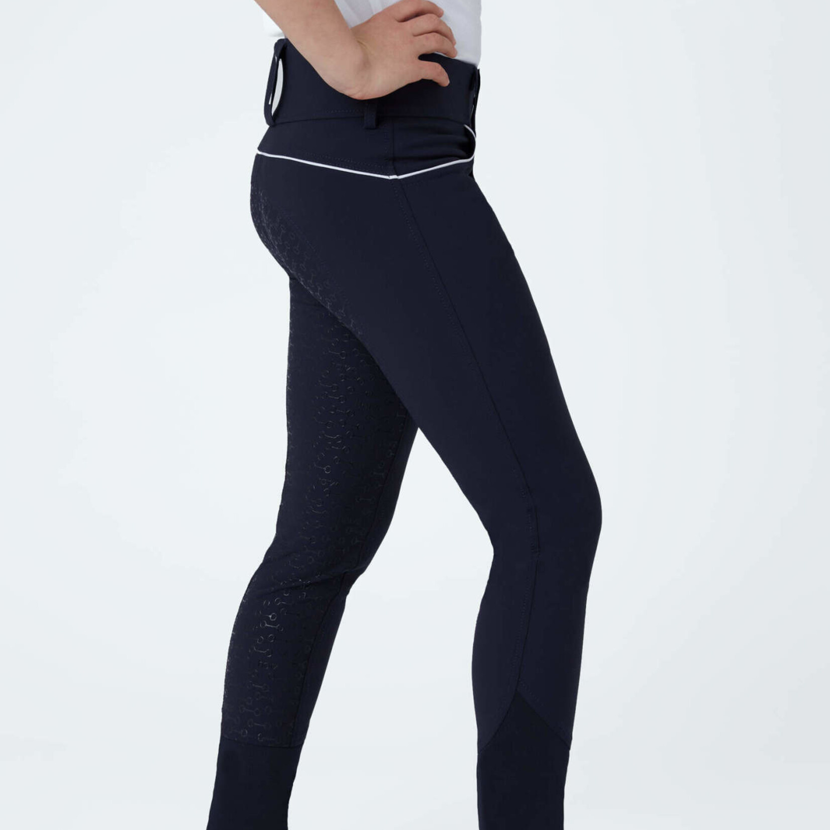 Horze Aubrey Kid’s High Waisted Breeches w/ Silicone Full Seat