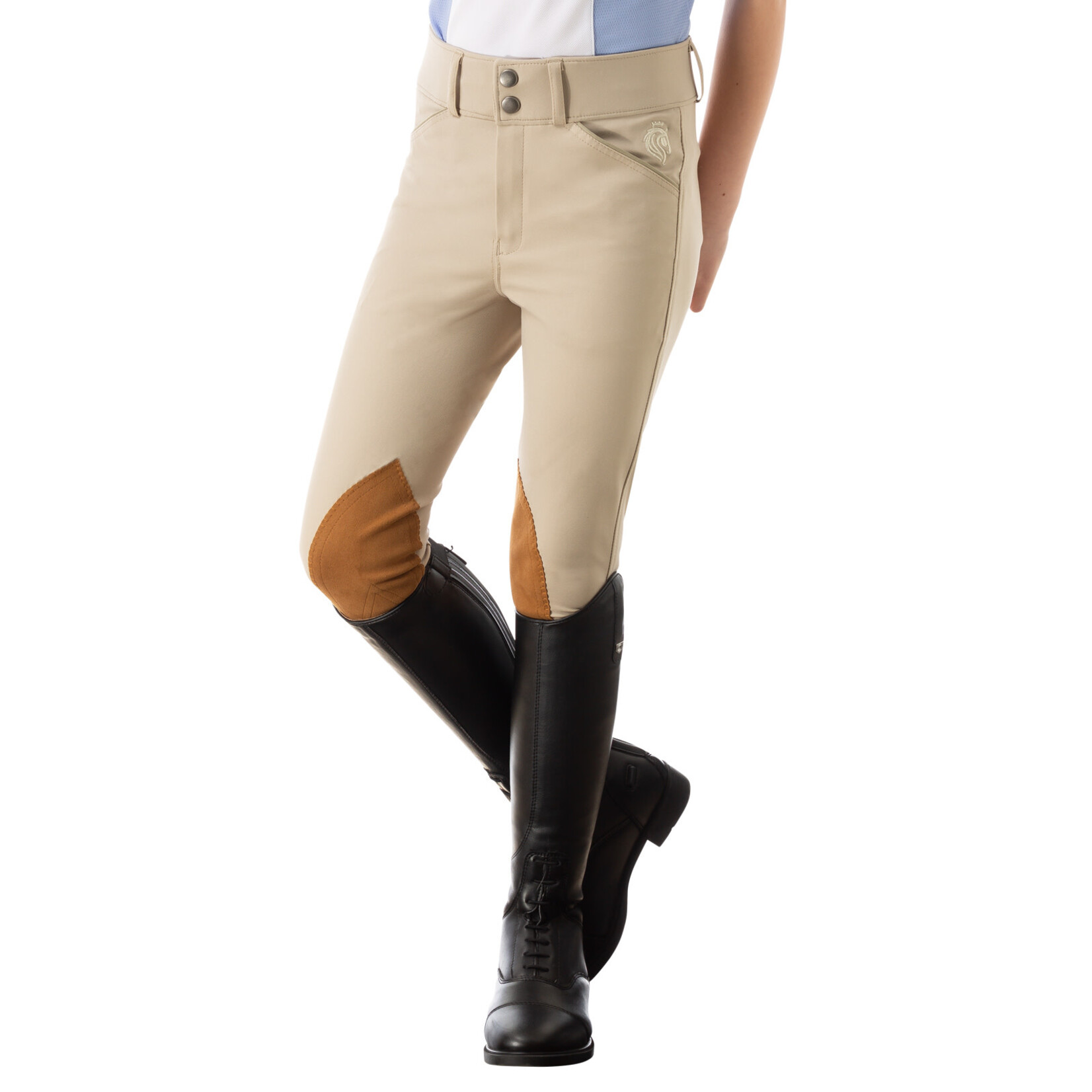 Equinavia Equinavia Tan Tuva Kids Show Knee Patch Breeches