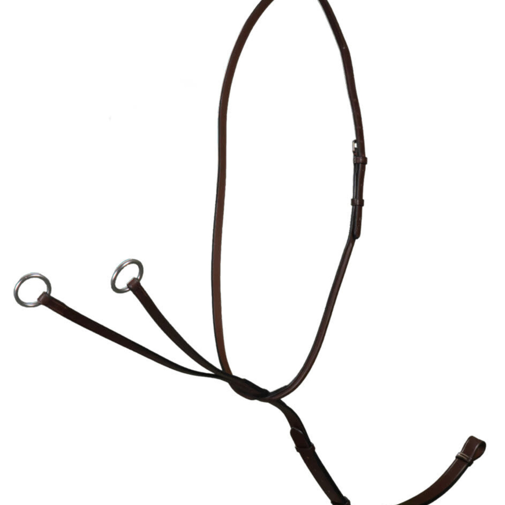 Dy'on NE07G Dy'on Running Martingale w/ Cream Fancy Stitching w/ Steel Hardware