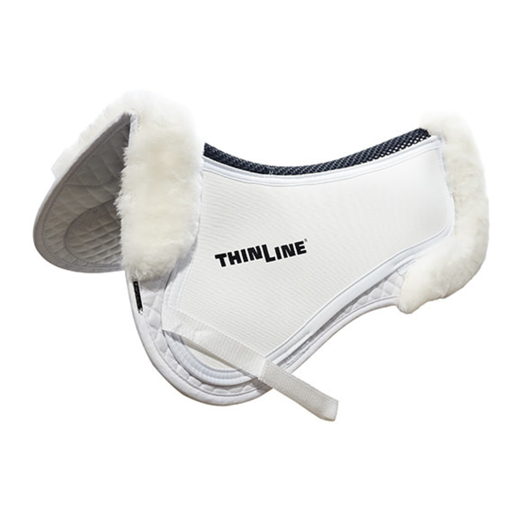 Thin Line Thin Line Trifecta Cotton Half Pad with Sheepskin Rolls - Mesh Spine