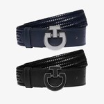 Cavalleria Toscana CIN083 Cavalleria Toscana CT Woman Total Black Buckle Belt