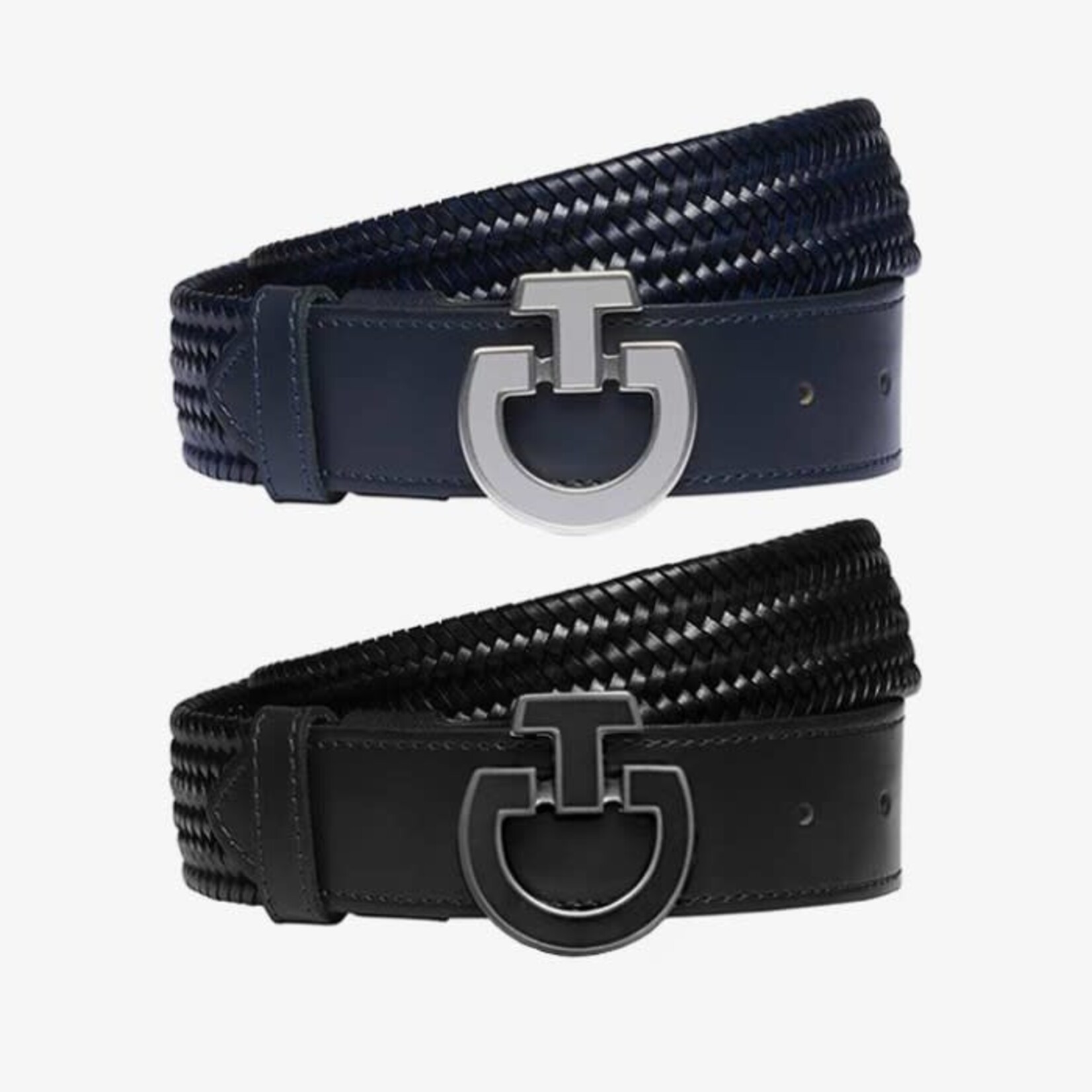 Cavalleria Toscana CIN083 Cavalleria Toscana CT Woman Total Black Buckle Belt