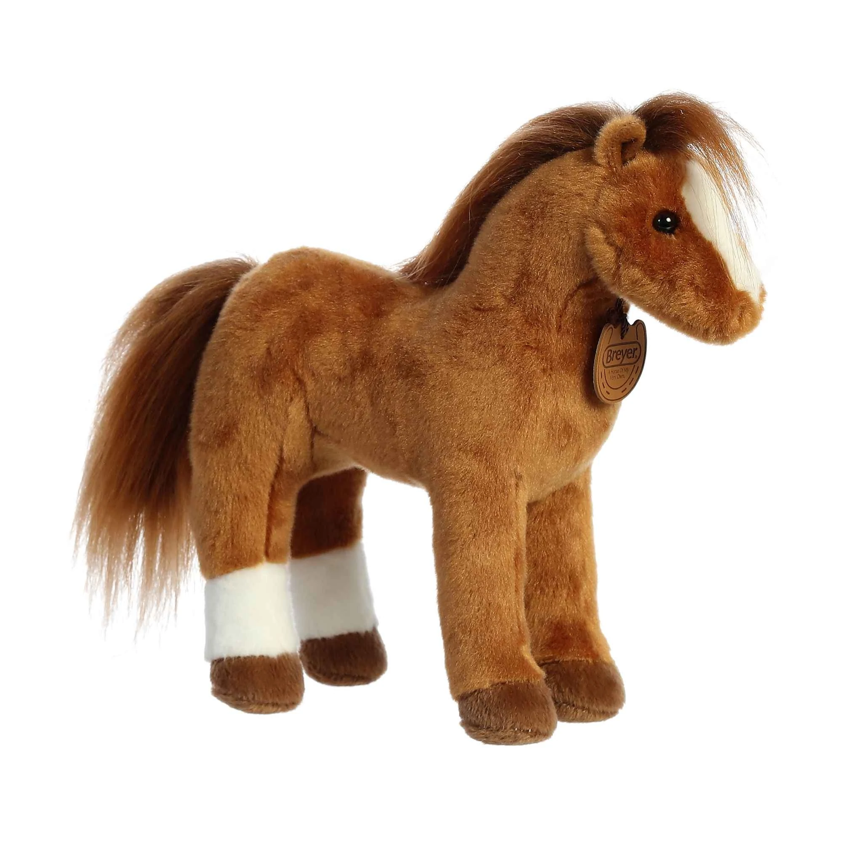 13" Breyer Plush Horse in Corral