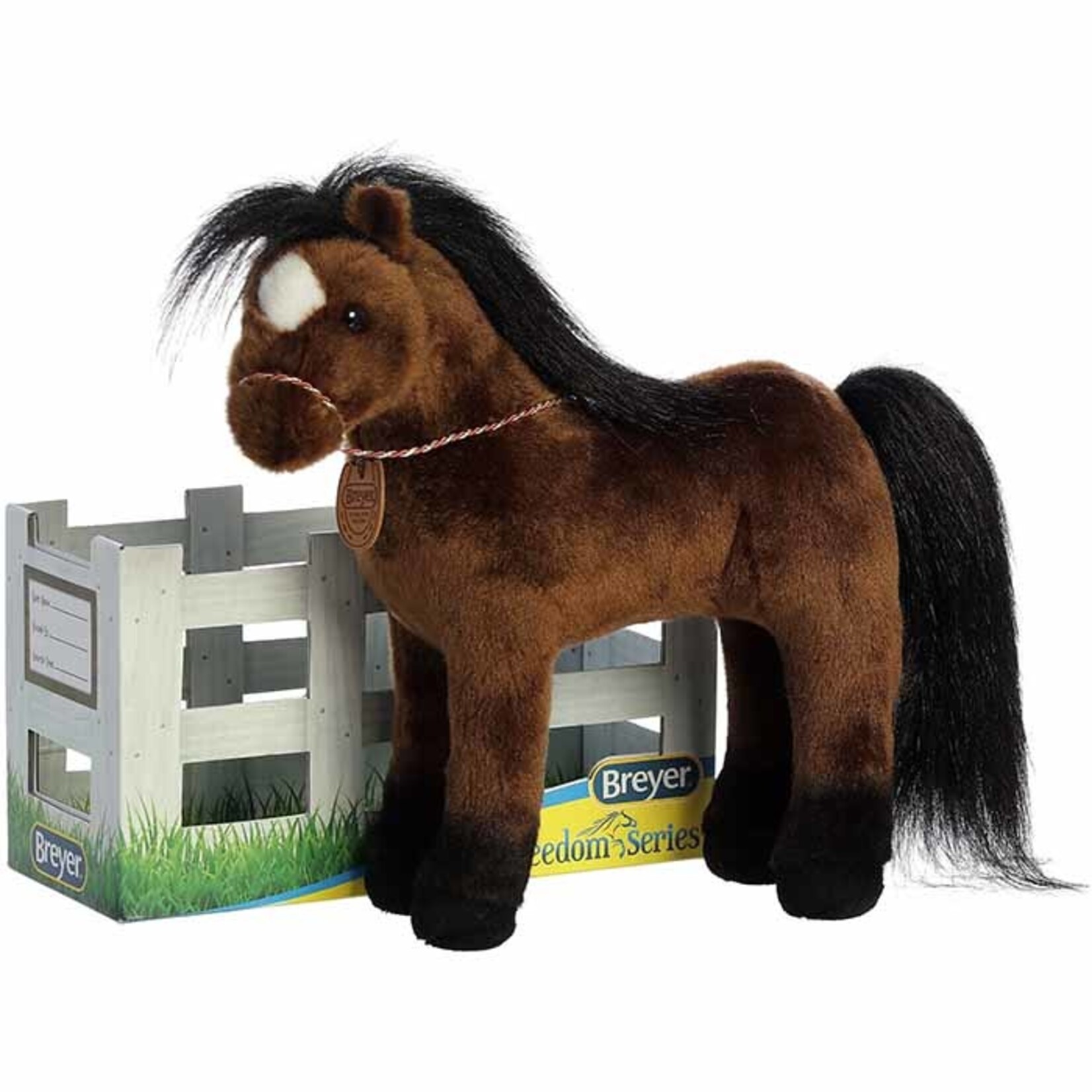 13" Breyer Plush Horse in Corral