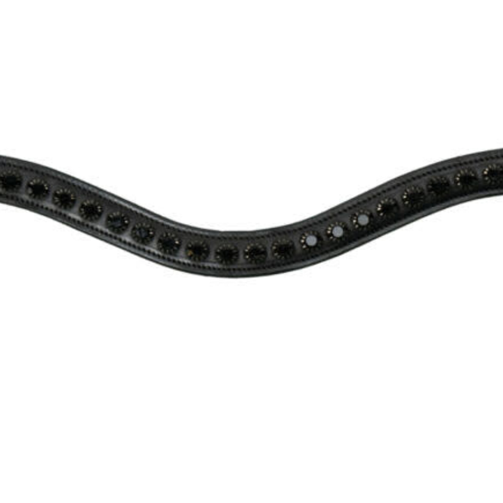 Dy'on NE02N Dy'on V Shape Black Swarovski Browband