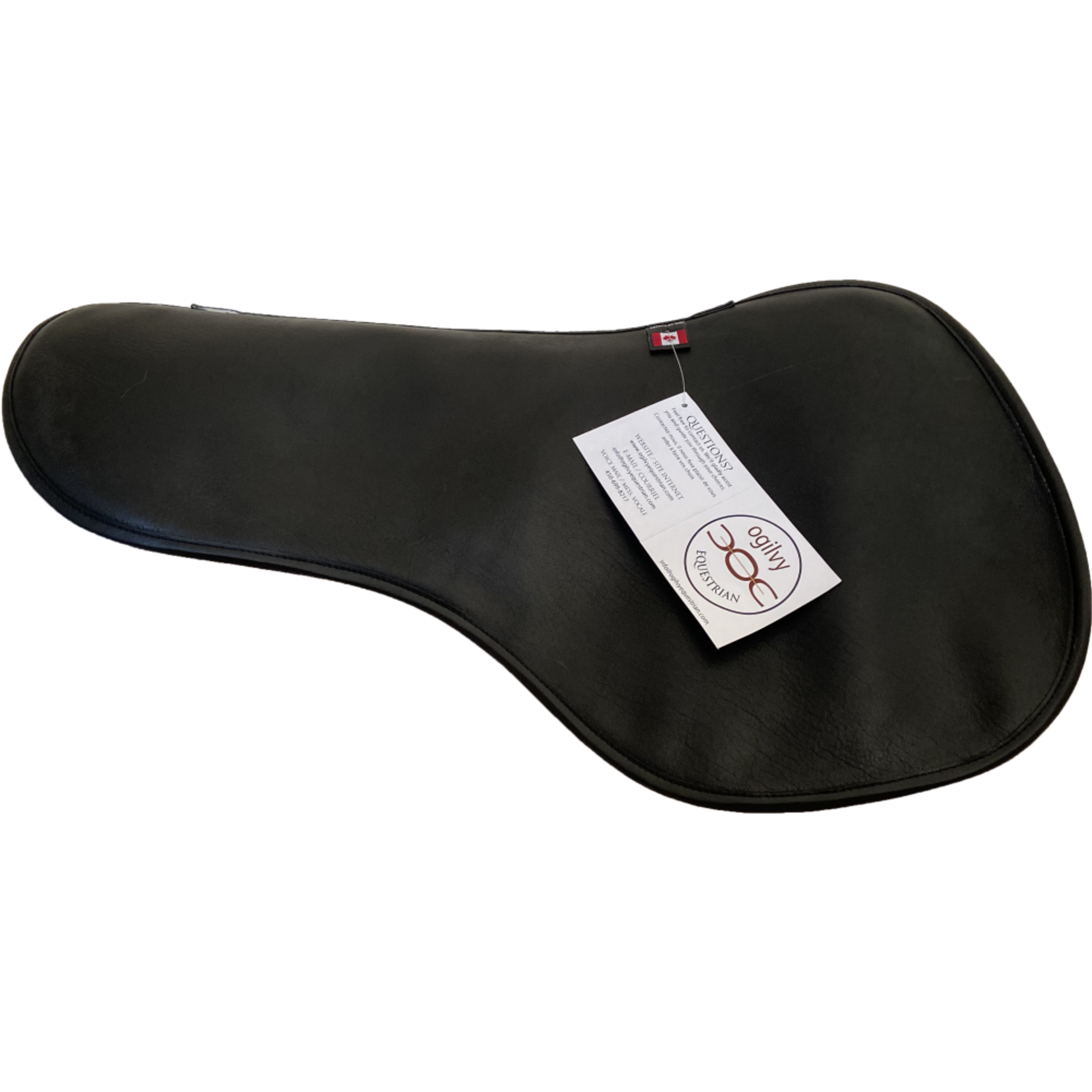 Ogilvy Ogilvy Sleek Leather Half Pad Gummy w/ Anti Friction Properties