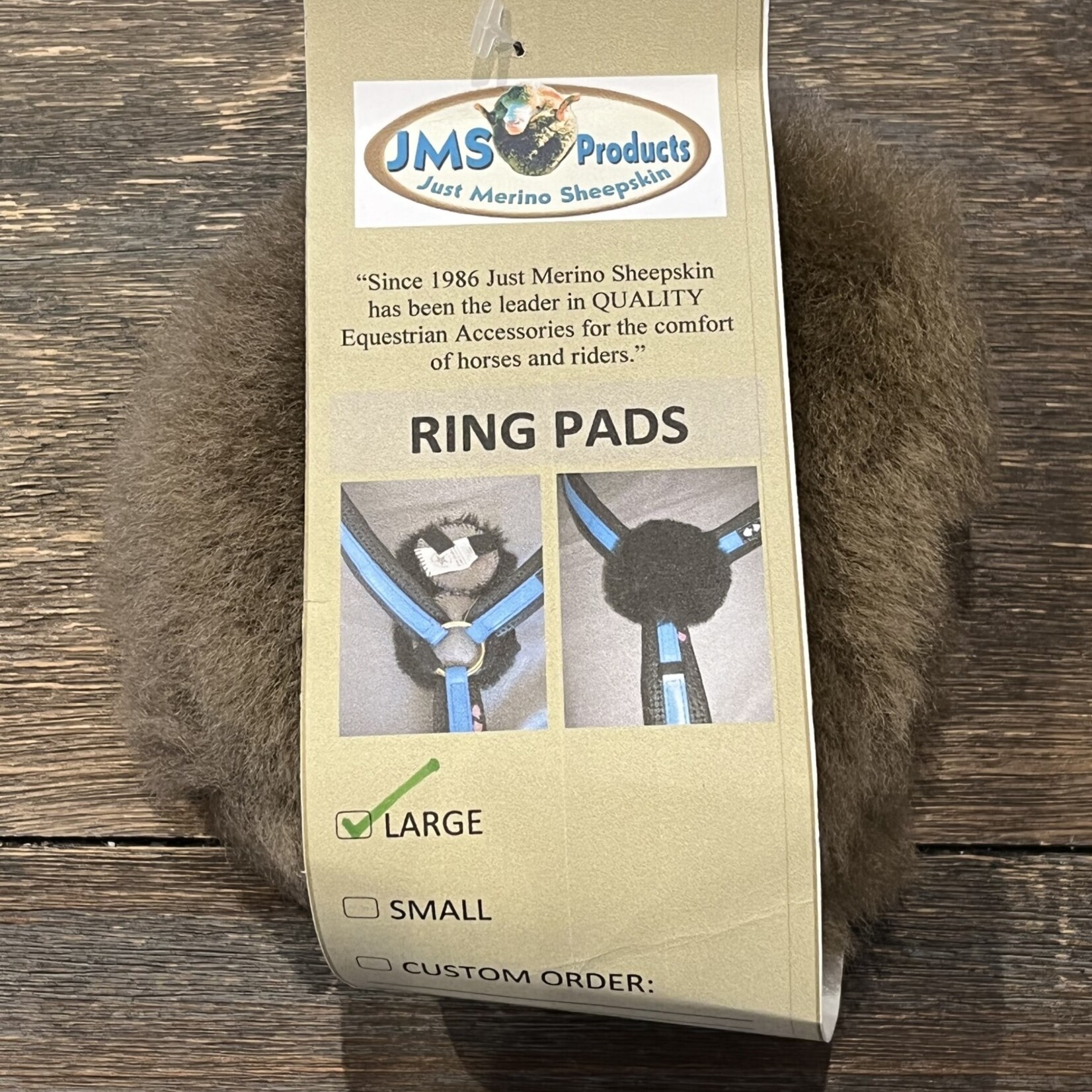 JMS Products USA Ring Cover Pad, Fits Large Breastplates, riggings rings, ect.