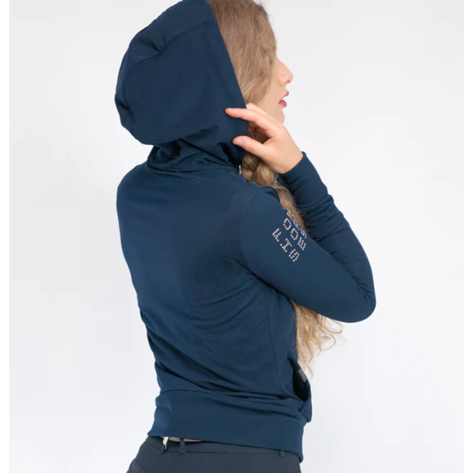 For Horses Maggy Ladies Thermal Jersey Zip Hoody - Sprucewood Tack