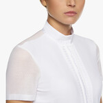 Cavalleria Toscana CAD153 Cavalleria Toscana Pleated Jersey S/S Shirt