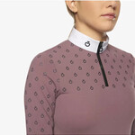 Cavalleria Toscana POA083 Cavalleria Toscana Junior Mini Print L/S Brushed Jersey Zip