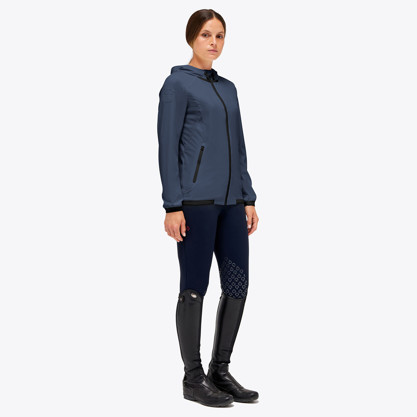 Cavalleria Toscana GID278 Cavalleria Toscana Lightweight Waterproof Hooded Jacket- perfect for warm climate riding