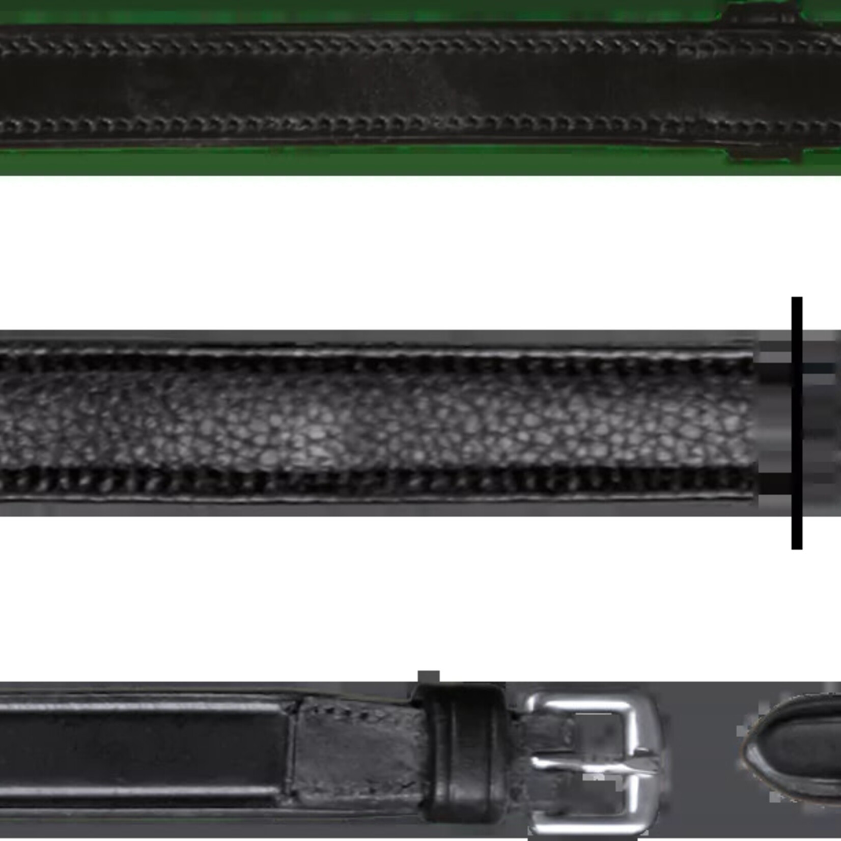 Dy'on NE05I Dy'on Dressage Flat Leather Reins 5/8” leather w/ stainless steel buckle