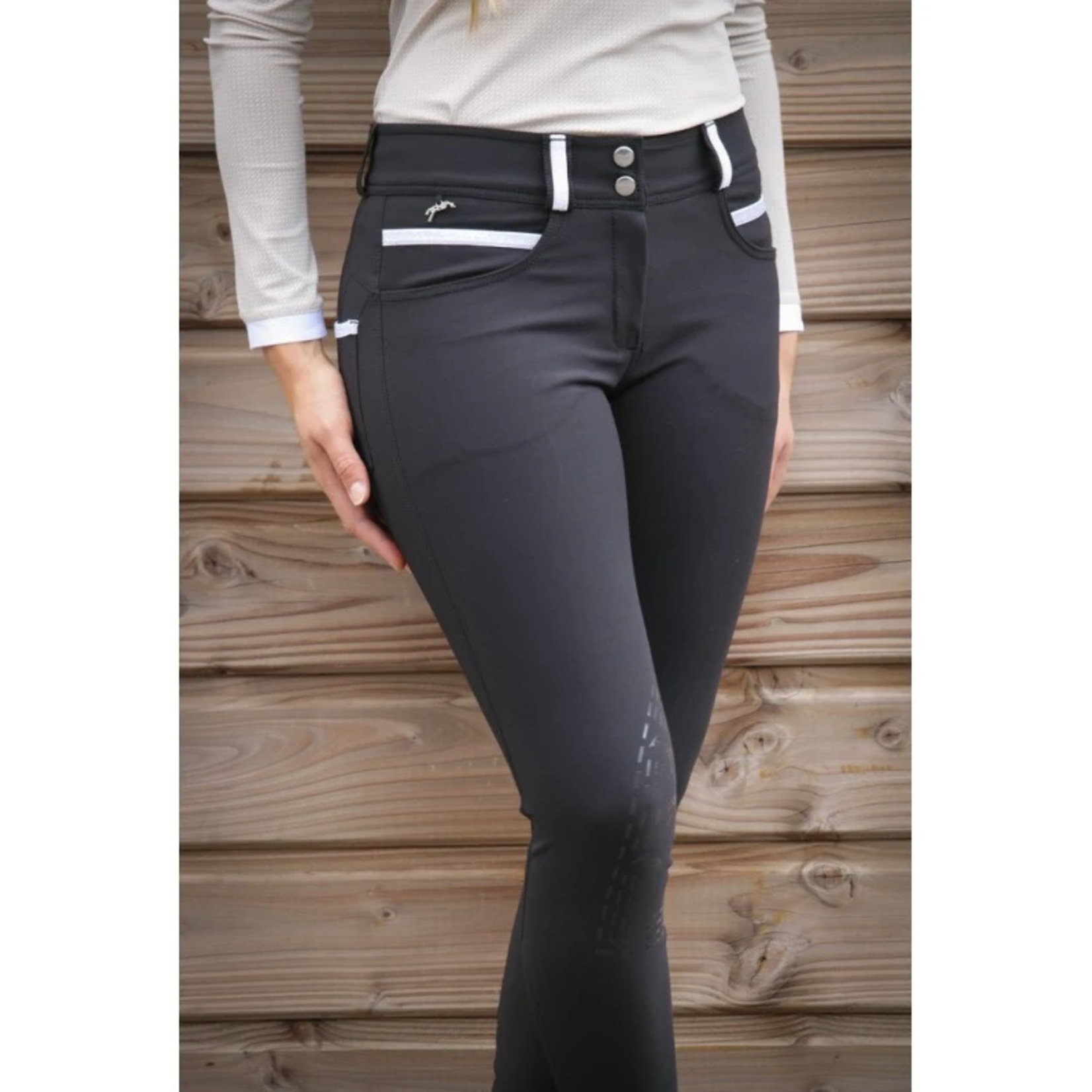 Penelope Ladies Fun Pushup Knee Patch Breeches