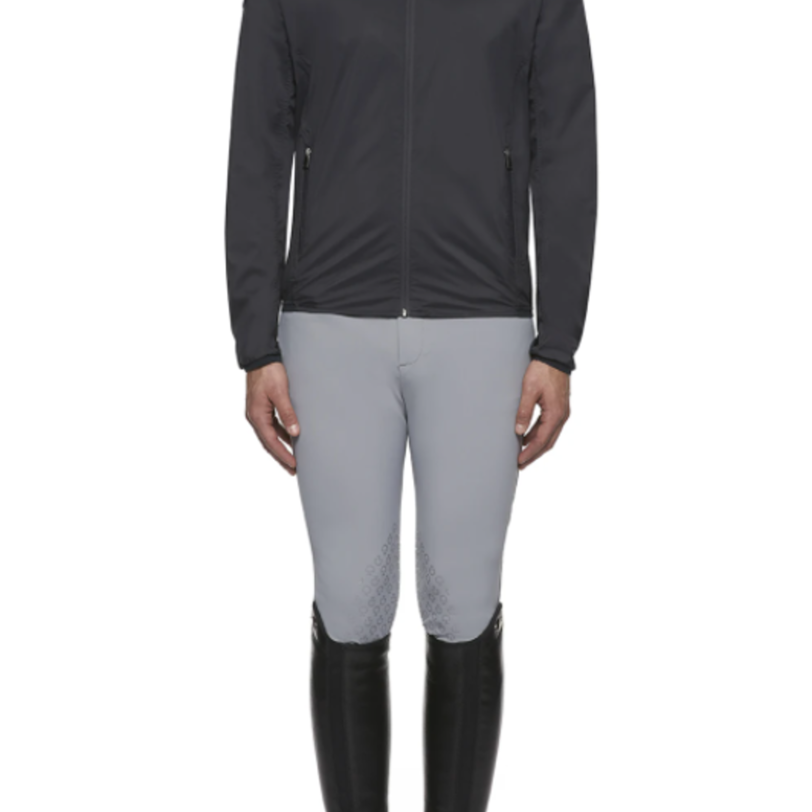 Cavalleria Toscana GIU241 Cavalleria Toscana Men’s Waterproof Zip Jacket w/ Stow Away