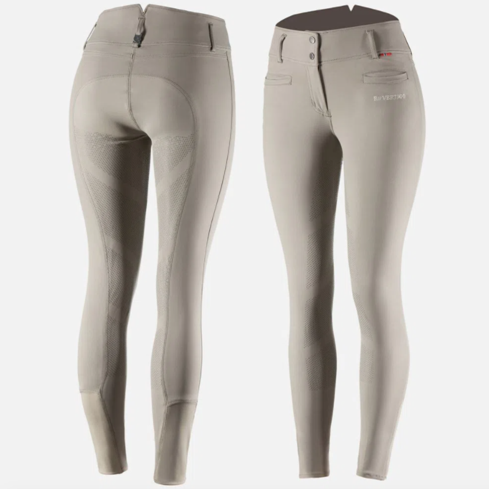 B-Vertigo B Vertigo Tiffany Women’s High-Waist Full Seat Silicone Grip Breeches