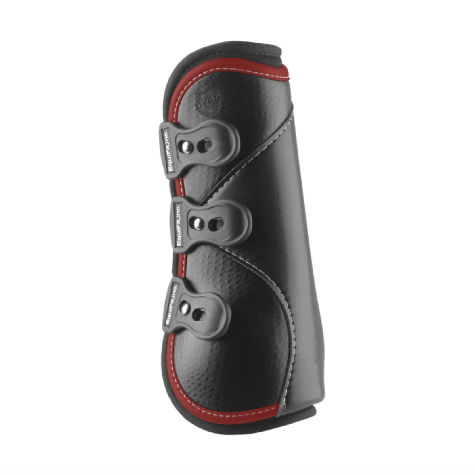 Equifit Equifit D-Teq Leather Ostrich Hind Boots - Black w/ Color Binding