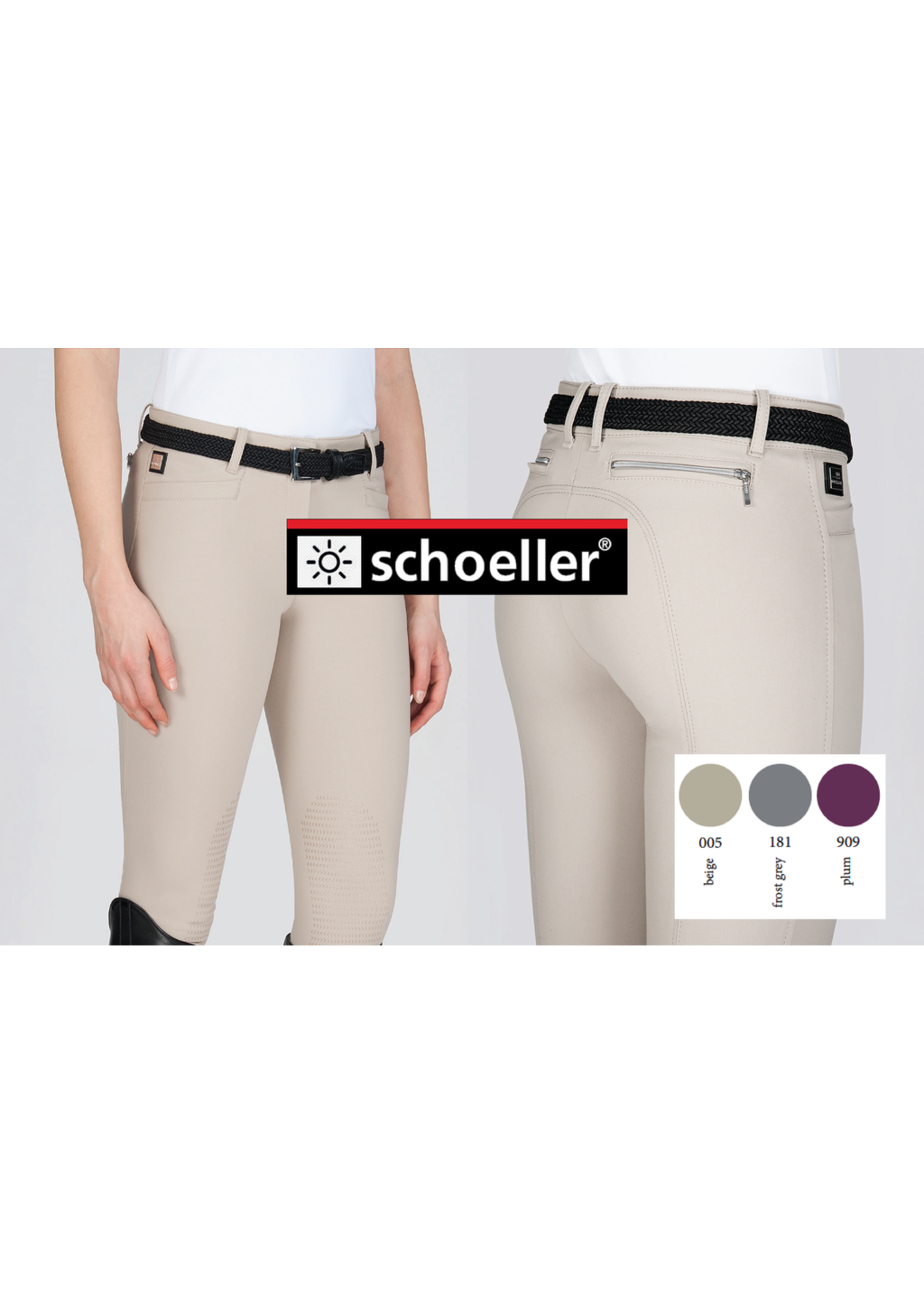 Equiline Women’s Ash Lite Schoeller Breeches RIDE
