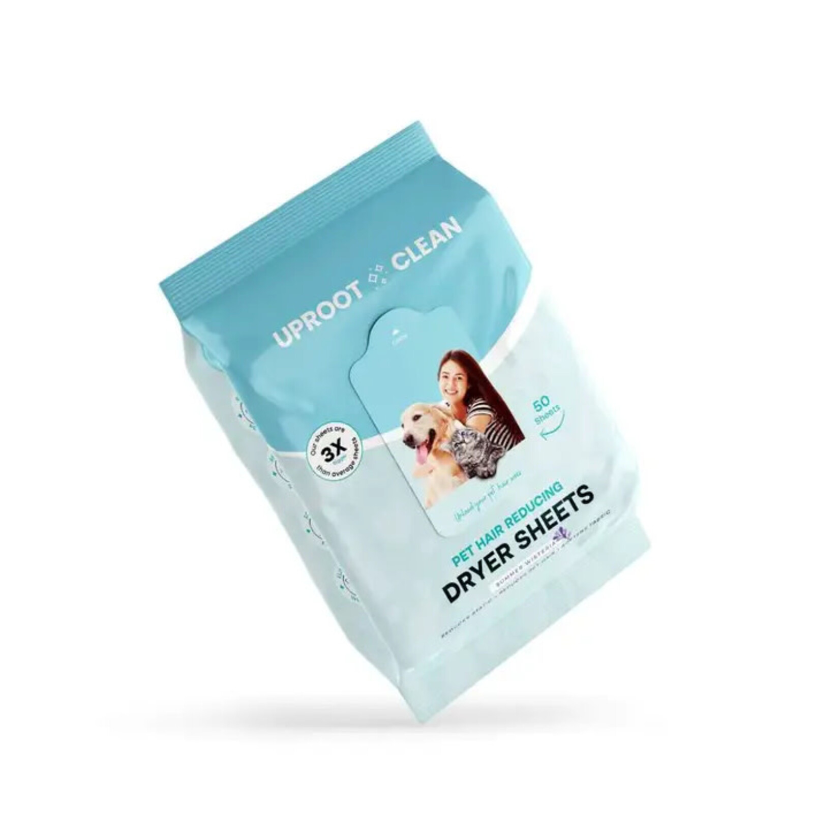 Uproot Clean Uproot Clean Pet Hair Reducing Dryer Sheets - 50 Pack