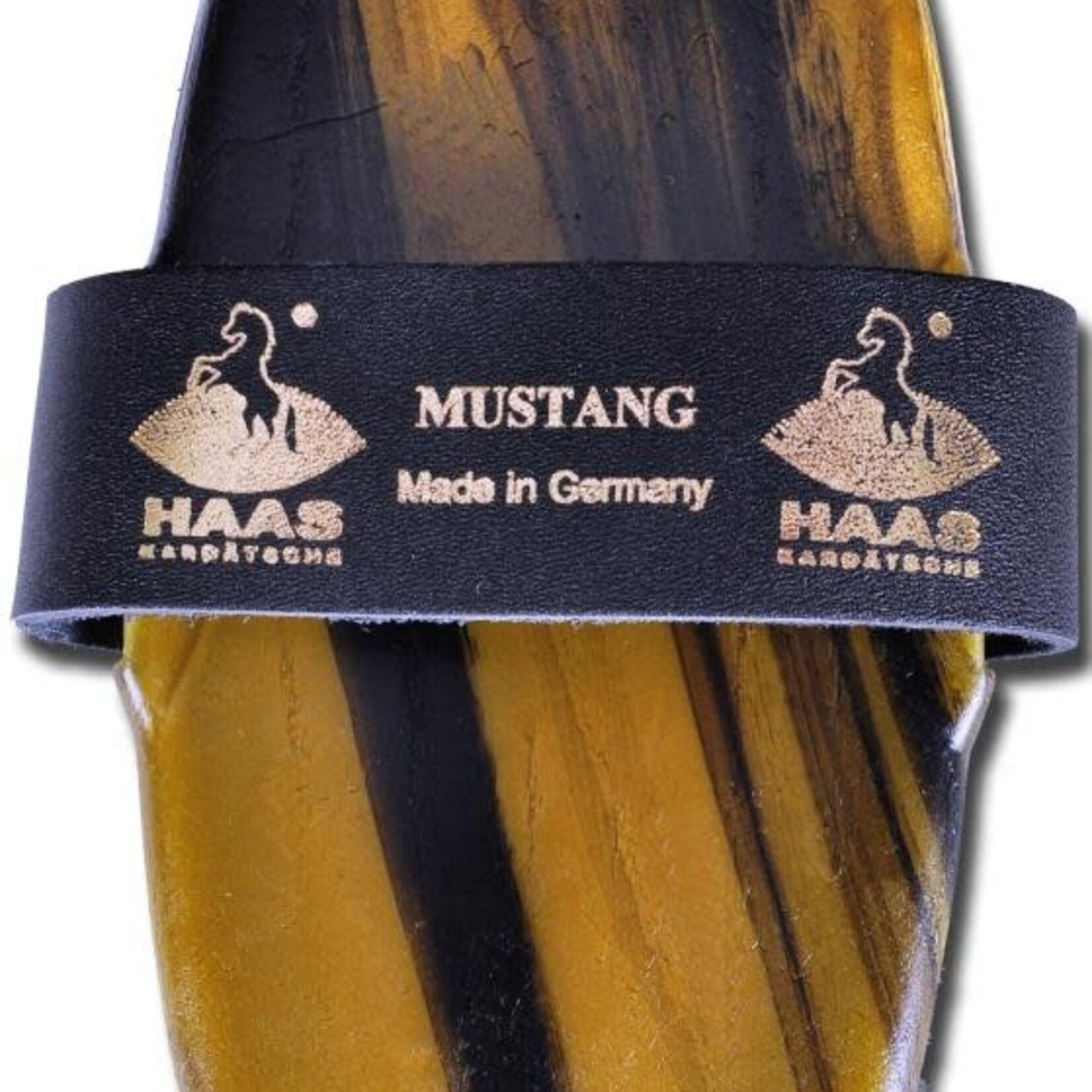 Haas HAAS Mustang Brush, Pea and Black colored Backing with Black and Fine Brass Wire bristles to de-shed and clean thick coats