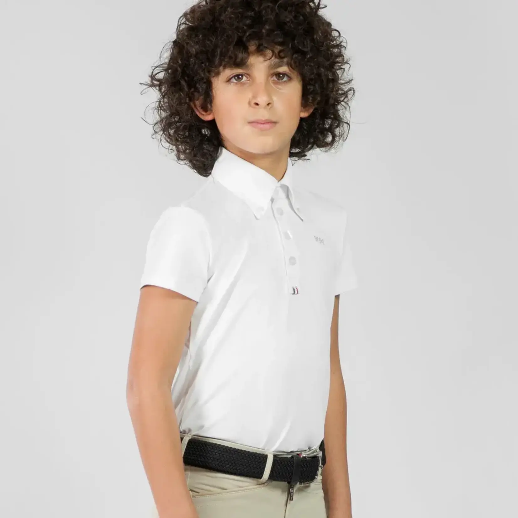 For Horses For Horses Toby Boys Short Sleeve Show Shirt
