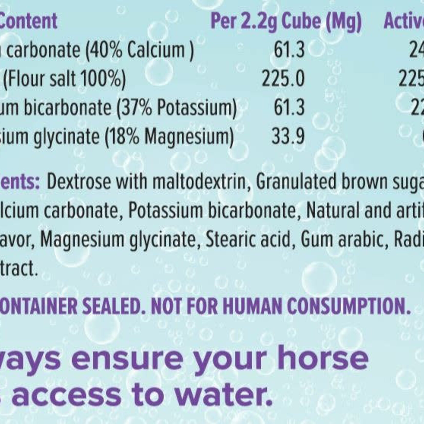 Funky Unicorn Funky Unicorn Electrolyte Cubes Trainer Pack/Refill 24 oz mylar pouch